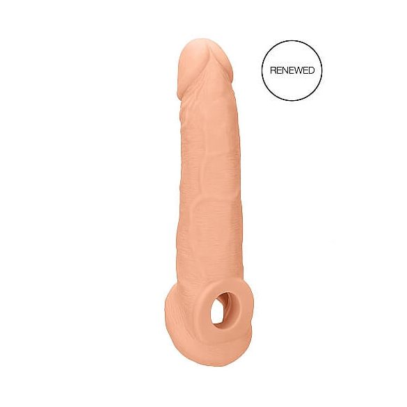 RealRock Penis Sleeve 9 - penis huls (21,5 cm) - natuurlijk