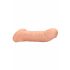 RealRock Penis Sleeve 9 - návlek na penis (21,5 cm) - tělová barva