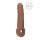 RealRock Manchon Pénien 21,5cm - Naturel Foncé