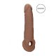 RealRock Manchon Pénien 21,5cm - Naturel Foncé