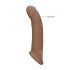 RealRock Manchon Pénien 21,5cm - Naturel Foncé