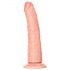 RealRock Slim - připínací, realistické dildo - 15,5 cm (přírodní)