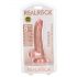 RealRock - Dildo réaliste à ventouse avec testicules - 15,5 cm (naturel)