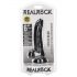 RealRock - gode réaliste avec ventouse et testicules - 15,5cm (noir)