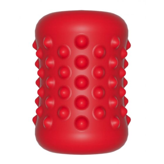 Orctan - dobíjecí masážní přístroj na penis (černo-červený)