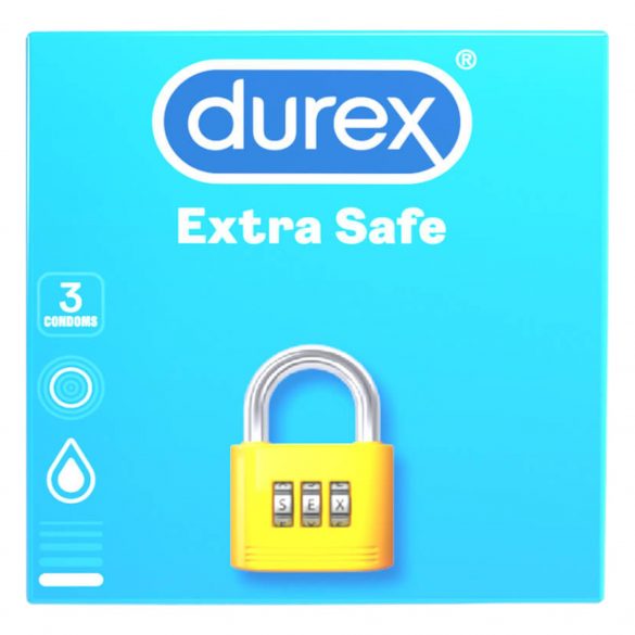 Durex extra safe - bezpečné kondomy (3 ks)