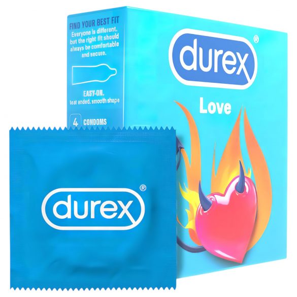 Durex kondom Love - Easy-on kondom (4 ks)