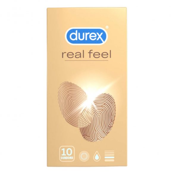 Durex Real Feel - bezlatexové kondomy (10 ks)