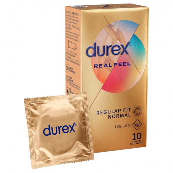 Durex Real Feel - bezlatexové kondomy (10 ks)