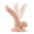 Dr. Skin 4 - realistické dildo s přísavkou - tělová barva (12 cm)