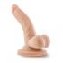 Dr. Skin 4 - realistické dildo s přísavkou - tělová barva (12 cm)