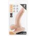 Dr. Skin 4 - Dildo réaliste avec ventouse et testicules - Beige (12cm)