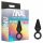 Anal Adventures Platinum S - plug anal (noir) - petit