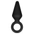 Anal Adventures Platinum S - plug anal (noir) - petit