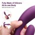 Engily Ross Bacall 2.0 - Vibromasseur rechargeable avec stimulateur de clitoris et point G (violet)