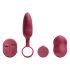 Platanomelón Mobi - Ensemble de Vibromasseur Sans Fil Rechargeable - 2 Pièces (Rouge)