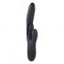 Playboy Rabbit Vibe - Vibromasseur rechargeable avec stimulateur clitoridien (noir)