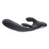 Playboy Rabbit Vibe - Vibromasseur rechargeable avec stimulateur clitoridien (noir)