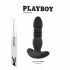 Playboy - Vibromasseur anal rechargeable à poussées (noir)