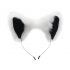 TAILZ - Ensemble plug anal queue de renard blanche (noir-blanc)