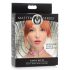 Master Series Kinky Kitty - halsband met katje ring (roze)