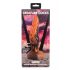 Creature Cocks Ravager - silikonové dildo s texturou - 20 cm (oranžové)