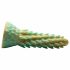 Creature Cocks Stegosaurus - silikonové dildo s ostny - 20 cm (zelené)