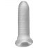 Fat Boy Micro Ribbed - návlek na penis (15 cm) - mléčně bílý