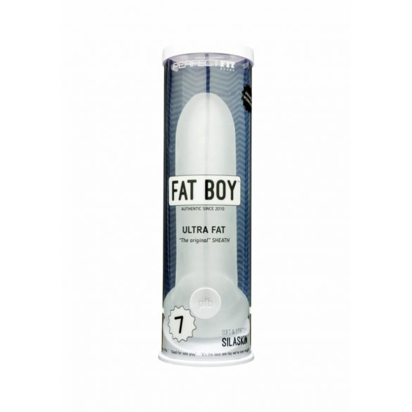 Fat Boy Oorspronkelijk - penis huls (19 cm) - melkwit