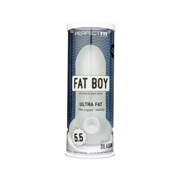 Fat Boy Original Ultra Fat - návlek na penis (15cm) - bílý