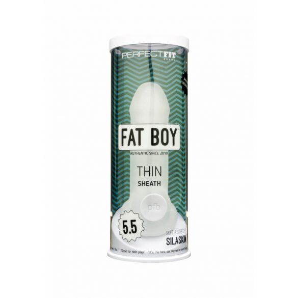 Fat Boy Thin - návlek na penis (15cm) - bílý