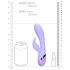 Loveline - vibromasseur lapin rechargeable (violet)