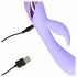 Loveline - vibromasseur lapin rechargeable (violet)