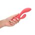 Loveline - oplaadbare, waterdichte vibrator met clitorisstimulator (roze)