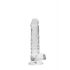 REALROCK - doorzichtige realistische dildo - helder (17 cm)