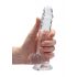 REALROCK - dildo réaliste transparent - 17cm