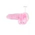 REALROCK - Dildo réaliste translucide - rose (19cm)