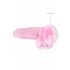 REALROCK - Dildo réaliste translucide - rose (19cm)