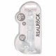 REALROCK - průsvitné realistické dildo - vodočisté (19cm)