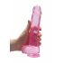 REALROCK - gode réaliste transparent - rose (22cm)