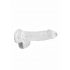 REALROCK - doorzichtige realistische dildo - helder (15 cm)