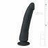 Dildo en silicone avec ventouse Easytoys (21 cm) - noir