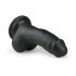 Easytoys - dildo s varlaty a přísavkou (15cm) - černé