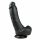 Easytoys - dildo s varlaty a přísavkou (20cm) - černé