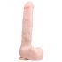 Easytoys - Grand Dildo Ventouse avec Testicules (29,5 cm) - Naturel