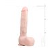 Easytoys - Grand Dildo Ventouse avec Testicules (29,5 cm) - Naturel