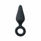 Easytoys Pointy Plug S - anální dildo (černé) - malé