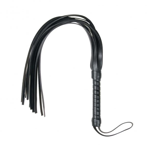 Flogger Easytoys en simili cuir doux (noir)