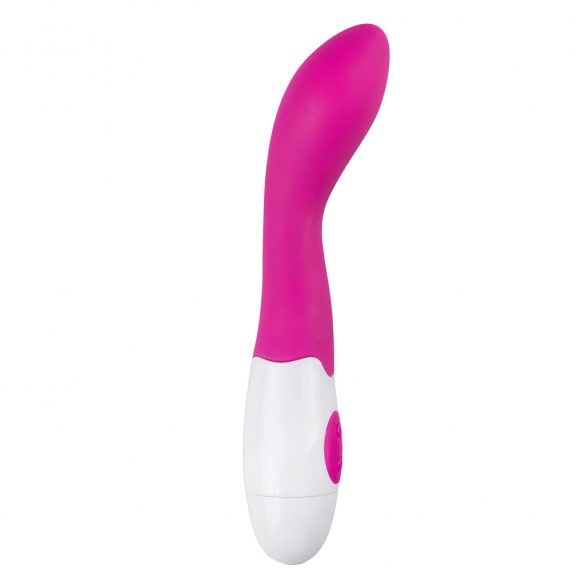 Easytoys Blossom vibe - silikonový vibrátor pro bod G (růžový)