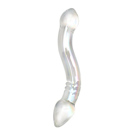 Rimba Valeria - double dildo en verre (transparent)